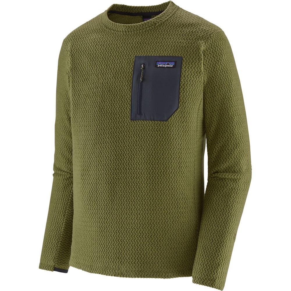 Patagonia R1 Air Crew basin green long sleeve Men's Shirt